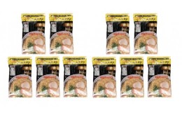 【ふるさと納税】博多豚骨ラーメン　名店「八ちゃんラーメン」10食セット　KNS0703