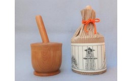 【ふるさと納税】ごま當たり器（みずめ） ／ 木製 ごま擦り器 ごまあたり器 調理器 埼玉県