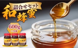 【ふるさと納税】和蜂蜜（ニホンミツバチ） 600g×3本 《壱岐市》【和蜂ファーム壱岐】[JDP006] ハチミツ 蜂蜜 はちみつ 日本ミツバチ 84