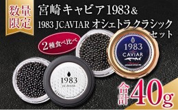 【ふるさと納税】≪数量限定≫宮崎キャビア1983＆1983 JCAVIAR オシェトラ クラシックセット(合計40g) K11-21