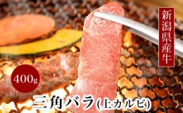 【ふるさと納税】76-79焼肉界の最強存在！高級希少部位！三角バラ（上カルビ）400g