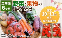 【ふるさと納税】【6ヶ月定期便】菊陽町特産品 「野菜・果物などの詰め合わせ」 