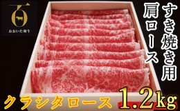 【ふるさと納税】おおいた和牛 すき焼き用肩ロース クラシタロース 1.2kg【匠牧場】 牛肉 すき焼き しゃぶしゃぶ 牛 和牛 おすすめ 国産 