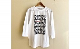 【ふるさと納税】夕張オリジナル手刷りTシャツ【ゆうちゃんベースボールTシャツ】（ホワイト・Sサイズ） C6