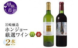 【ふるさと納税】ホンジョーワイン厳選赤白ワイン２本セット（MG）C-681