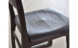 【ふるさと納税】スタンダードチェア（焼杢）天然無垢の桐製の椅子《サイズ：約W380 D380 H780 SH430（mm）・重さ：約2.5kg》ダイニング