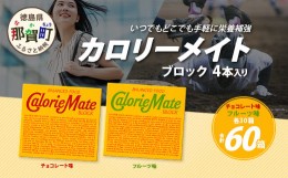 【ふるさと納税】【大塚製薬】カロリーメイトブロック4本入り チョコレート味30箱＋フルーツ味30箱［徳島 那賀 カロリーメイト チョコ フ