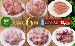 【ふるさと納税】産地直送！恵那どり お試し6種 12パックセット 冷凍