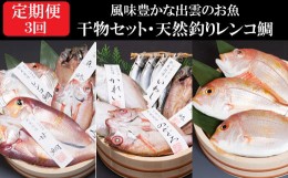 【ふるさと納税】【定期便3回】風味豊かな出雲のお魚詰合せをお届けします！【3-083】