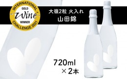 【ふるさと納税】2粒火入れ 山田錦 2本セット  ｜ 米 日本酒 地酒 食前酒 食中酒 酒 マリアージュ IWC 受賞 山口 美祢 特産品