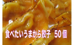 【ふるさと納税】M-13　食べたい　うまから餃子　50個