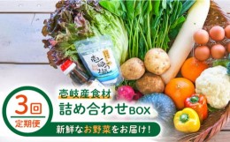 【ふるさと納税】【全3回定期便】壱岐産食材詰め合わせBOX「野菜」 [JBF015] 63000 63000円