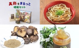 【ふるさと納税】美祢をまるっと堪能セット ( ごぼううどん ・ 梨ジャム ・ しいたけ粉末 ) ｜ 美東ごぼう ごぼう うどん ごぼううどん 