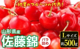 【ふるさと納税】《先行予約 2024年度発送》さくらんぼ 佐藤錦（Lサイズ）バラ詰め 約500g FSY-0531