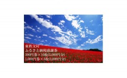 【ふるさと納税】東秩父村ふるさと納税感謝券6,000円分(1,000円券×3枚、300円券×10枚)【1303895】