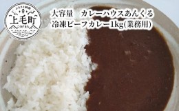 【ふるさと納税】大容量　カレーハウスあんくるの冷凍ビーフカレー1kg（業務用）T06604