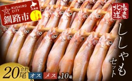 【ふるさと納税】【オスメス食べ比べ】北海道産・ししゃもセット ふるさと納税 ししゃも F4F-3597