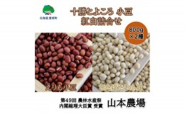 【ふるさと納税】山本農場 十勝とよころの小豆 紅白詰合せ 800g×2種[?5891-0280]