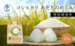 【ふるさと納税】JAふくしま未来　コシヒカリあだちのめぐみ5kg【こらんしょ市場】