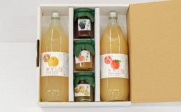 【ふるさと納税】A01-704　りんごジュース・和梨ジュース・フルーツジャム(3個)セット