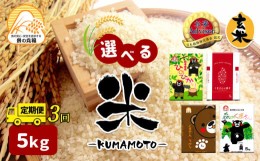 【ふるさと納税】【定期便3回】 熊本県産 くまさんの力 5kg×3回 | 米 こめ お米 おこめ 白米 精米 玄米 定期 定期便 熊本県 玉名市