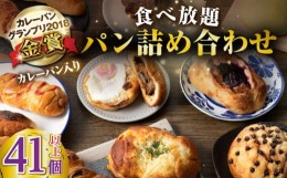 【ふるさと納税】壱岐島満喫食べ放題 パック  41個 セット カレー パン ハード  ステーキ 朝食 高級 詰め合わせ 《壱岐市》【パンプラス