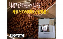 【ふるさと納税】No.606 『本格アイスコーヒーマイルド豆』500g（挽）＆古墳珈琲ドリップバッグ1袋 ／ アイス珈琲豆 まろやか ガテマラ 