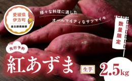 【ふるさと納税】【先行予約】【数量限定】紅あずま 生芋（2.5kg）| さつまいも サツマイモ 紫 産地直送　※2024年12月上旬〜2025年4月下