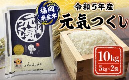 【ふるさと納税】米 10kg 令和5年産 元気つくし 福岡県産 お米