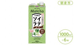 【ふるさと納税】豆乳 飲料 国産 大豆 ソイラテ 抹茶 1000ml×6本入り ドリンク