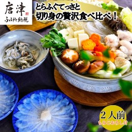 【ふるさと納税】唐津産 とらふぐてっさと切り身の贅沢食べ比べ！2人前 「2023年 令和5年」