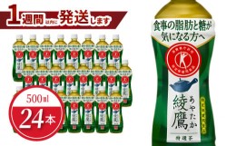 【ふるさと納税】綾鷹 特選茶 PET 500ml（24本入）