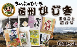 【ふるさと納税】【さいぶのひじき】房州ひじきまるごと詰合せ　９種セット　[0020-0043]