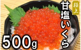 【ふるさと納税】三陸産 甘塩いくら 3特 500g (鮭卵) いくら塩漬け いくら塩 岩手県産 国産