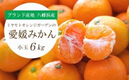 【ふるさと納税】S〜3Sサイズのみを厳選!愛媛みかん 小玉6kg＜訳あり＞ミヤモトオレンジガーデン＜C25-48＞【1248066】