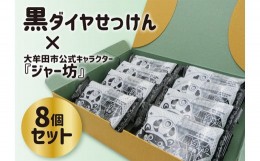 【ふるさと納税】【A-06】黒ダイヤせっけん(炭パウダー配合)　8個セット