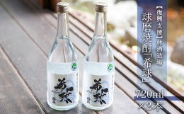 【ふるさと納税】【復興支援】林酒造場　球磨焼酎「希球」(720ml×2本)