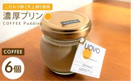 【ふるさと納税】UOVO コーヒー プリン ◆ 6個 セット ◆ 《糸島市》 【株式会社おおはまファーム】 [AKH014]