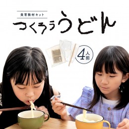 【ふるさと納税】たのしい食育と伝統食が学べる食育教材キット「つくろううどん」4人前