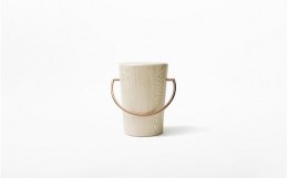 【ふるさと納税】【FIL】ハンドルスツール MASS Series Handle Stool -Natural Wood & Copper Frame-