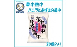 【ふるさと納税】夢中熱中バニラとあずきの最中　20個入 | 久保田食品  アイス