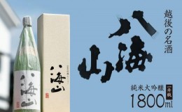 【ふるさと納税】越後の名酒「八海山」純米大吟醸【一升瓶1800ml】