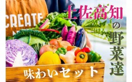 【ふるさと納税】【味わいセット】高知の新鮮野菜セット