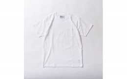 【ふるさと納税】《2》メンズM　ポケットTシャツ　WHITE