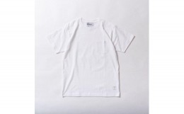 【ふるさと納税】《3》メンズL　ポケットTシャツ　WHITE