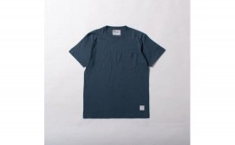 【ふるさと納税】《2》メンズM　ポケットTシャツ　BLUE