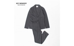 【ふるさと納税】《1》【KEYMEMORY】ポンチセットアップ（上下セット）　C.GRAY