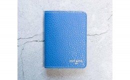 【ふるさと納税】maf pinto (マフ ピント) レザーカードケース クリアポケット フレッシュブルー ADRIA LINE 本革 日本製