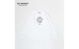 【ふるさと納税】《0》【KEYMEMORY】バケットハットロングＴシャツ　WHITE