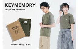 【ふるさと納税】＜2＞メンズMサイズ　Natural Label Pocket T-shirts　OLIVE